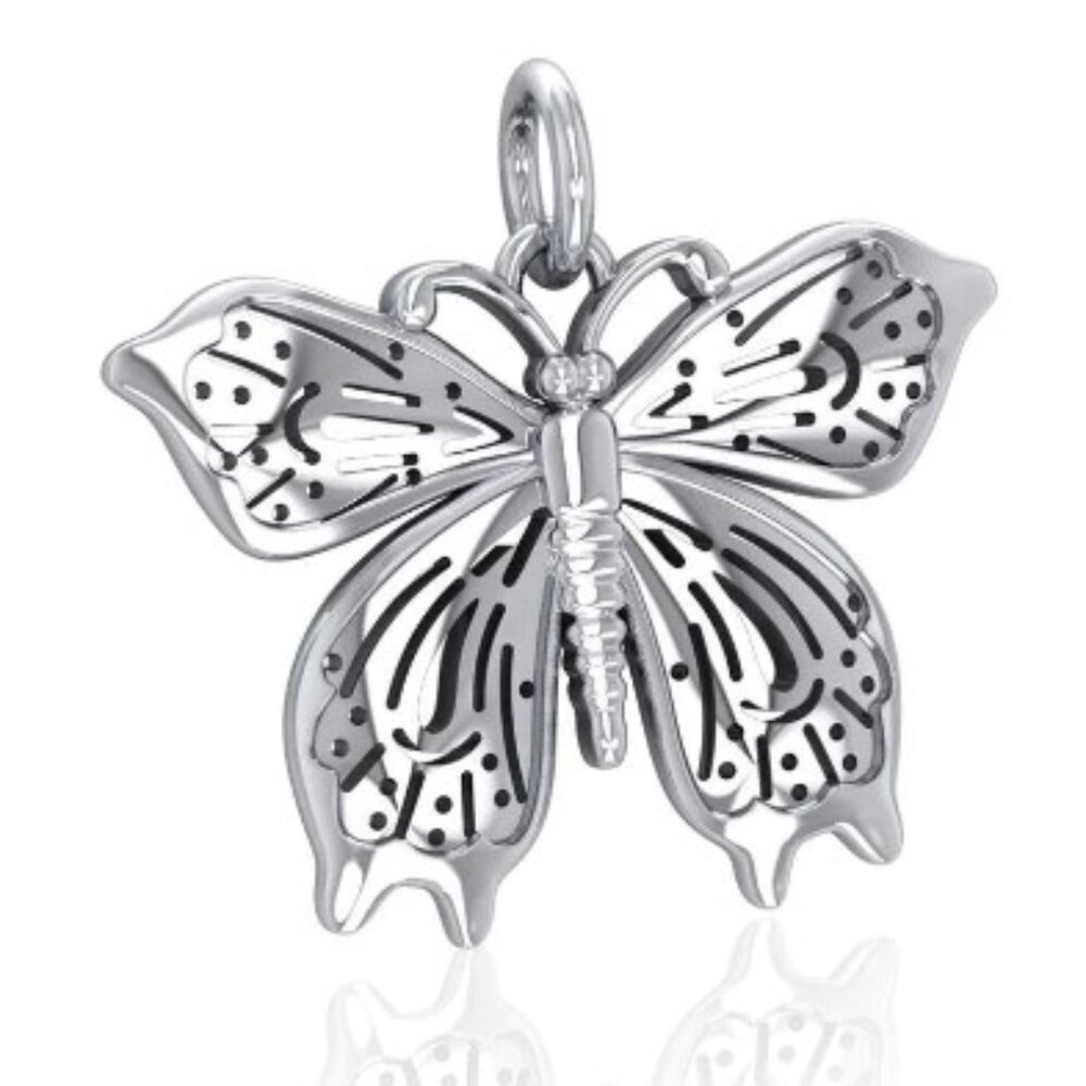 NWOT Sterling Silver Victorian Butterfly Charm